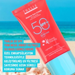 Thalia 50 SPF Yeni Nesil Hibrit Filtreli Su Bazlı Yüz Güneş Kremi 50ml - Thumbnail