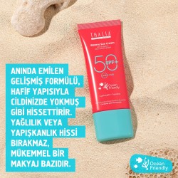 Thalia 50 SPF Yeni Nesil Hibrit Filtreli Su Bazlı Yüz Güneş Kremi 50ml - Thumbnail